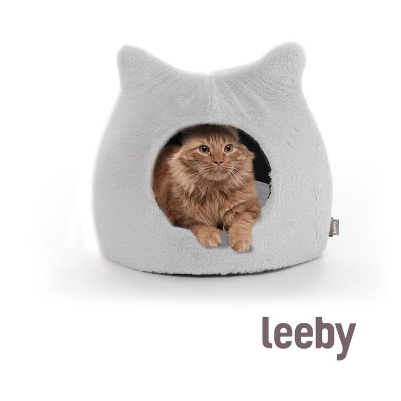 Leeby Igloo Anti Stress Cinzento para gatos , , large image number null